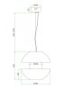 Подвесной светодиодный светильник Maytoni Rebel MOD322PL-L6B3K