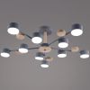 Потолочная люстра Reluce 03758-0.3-10 GREY+WOOD GX53