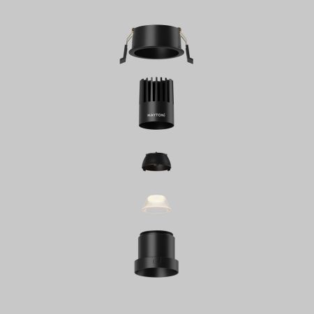 Встраиваемый светильник Maytoni Dip DL116-10W-2.7K-B