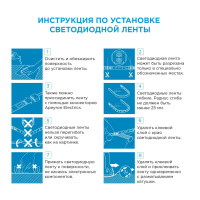 Светодиодная лента Apeyron 12В СТ 14,4Вт/м smd5050 60д/м IP20 5м зеленая 49BL