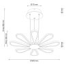 Подвесная люстра Lucia Tucci Miracoli 200.8 LED