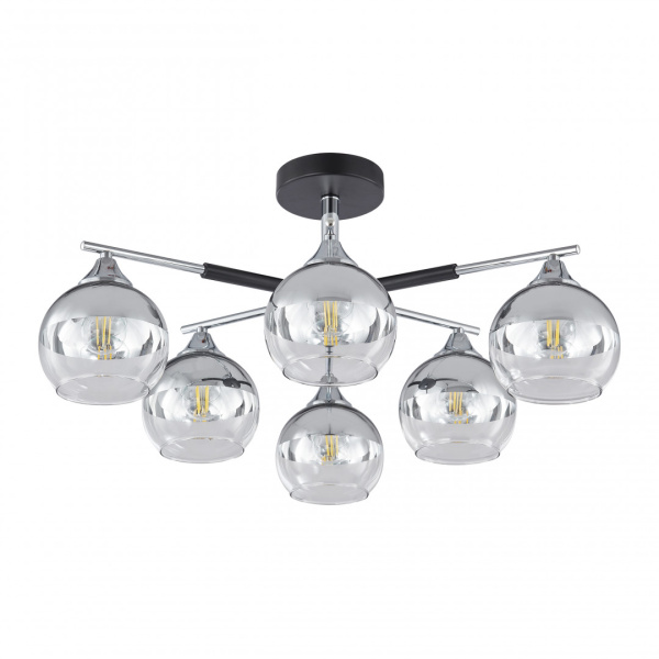 Люстра на штанге Arte Milano Napoli 339354/6 CR+BK