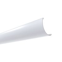 Профиль угловой накладной Apeyron ширина ленты до 10мм (рассеиватель, заглушки - 2шт) 08-08