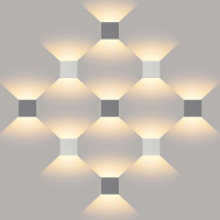 Настенный светодиодный светильник Elektrostandard Techno 1548 Winner серый