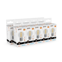 Лампа светодиодная Gauss Filament Elementary E27 8W 2700K 52218