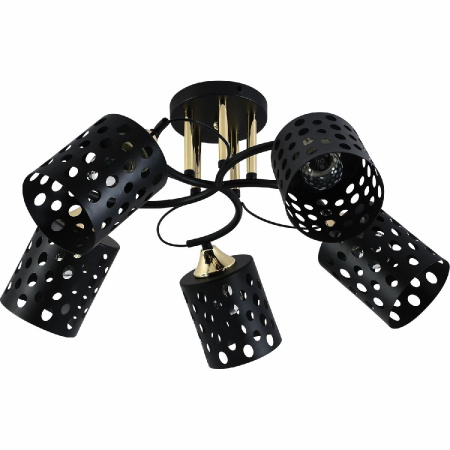 Потолочная люстра Reluce 01385-0.3-05 BK+FGD