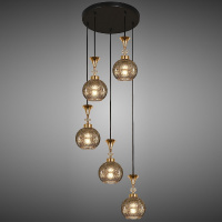 Подвесная люстра Reluce 02001-0.9-05 SMOKE