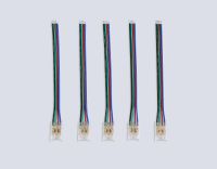 Соединитель гибкий односторонний COB RGB 12/24V для лент 10mm (4 конт.) (5шт. в комплекте) GS7411