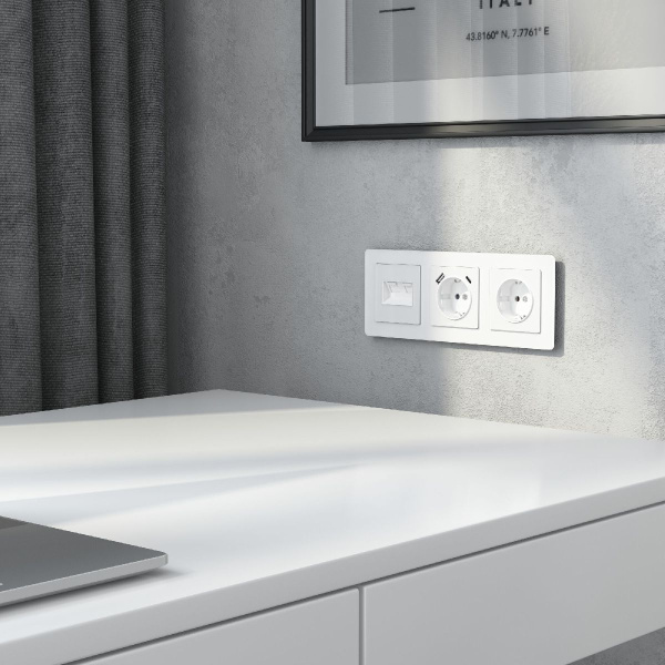 Накладка для двойной розетки Werkel Еthernet RJ-45 W1191141 4690389197390 a064026