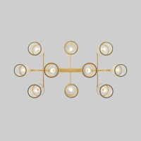 Потолочная люстра Eurosvet Inari 60144/10 золото Smart a061944