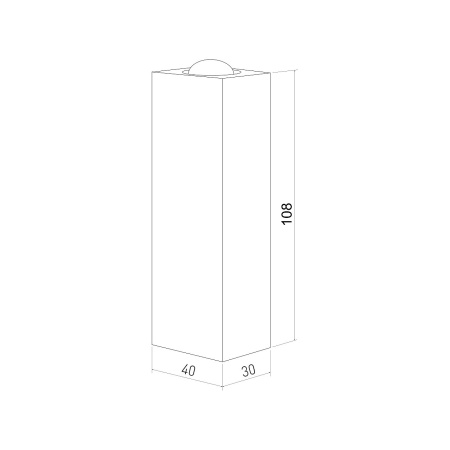 Уличный настенный светильник Elektrostandard Petite 4690389176838