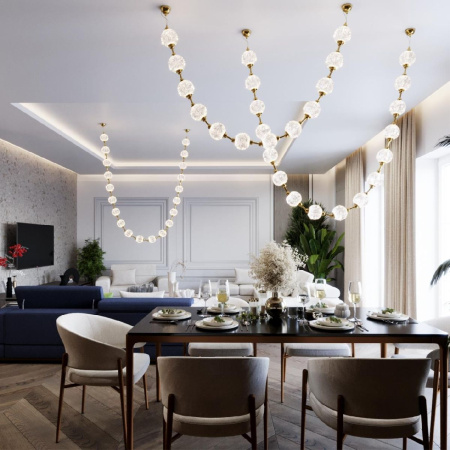 Подвесная люстра Odeon Light Crystal 5008/80L