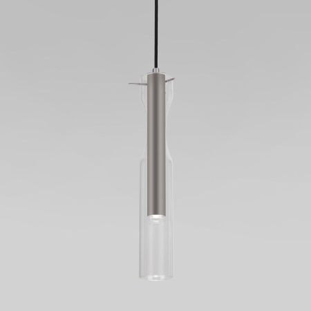 Подвесной светодиодный светильник Eurosvet Swan 50254/1 Led графит