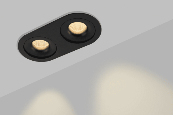 Корпус встраиваемого светильника SWG COMBO-2R2-BL 004161