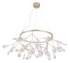 Подвесная люстра Crystal Lux Evita EVITA SP45 D GOLD/TRANSPARENT