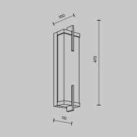 Настенный светильник Modestyle MS.107.470