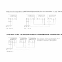 Сенсорный выключатель двухклавишный с подсветкой 1000 Вт (шампань) W4520011 Werkel