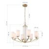 Подвесная люстра ST Luce Опал SL1403.303.08