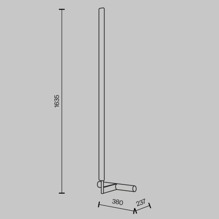 Торшер Maytoni Combo MOD214FL-L20B3K1