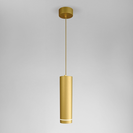 Подвесной светодиодный светильник Elektrostandard DLR023 12W 4200K золото