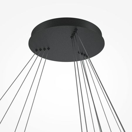 Подвесной светодиодный светильник Maytoni Rim MOD058PL-L174BK
