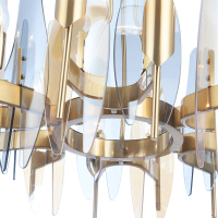 Подвесная люстра Crystal Lux CASA SP-PL12 BRASS