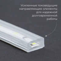 Светодиодная влагозащищенная лента Feron 4,4W/m 60LED/m 2835SMD синий 100M LS704 26242