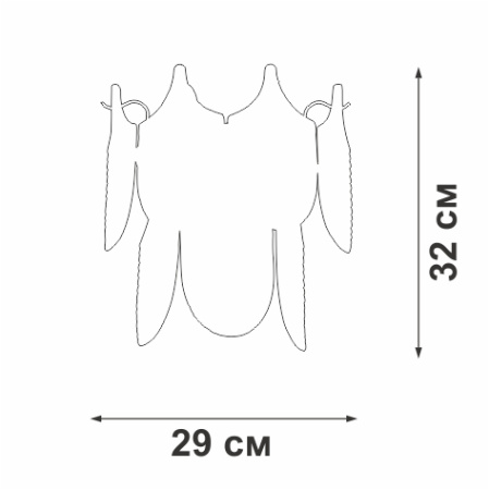 Настенный светильник Vitaluce V5813-8/1A