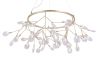 Подвесная люстра Crystal Lux Evita EVITA SP45 D GOLD/TRANSPARENT