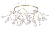 Подвесная люстра Crystal Lux Evita EVITA SP45 D GOLD/TRANSPARENT