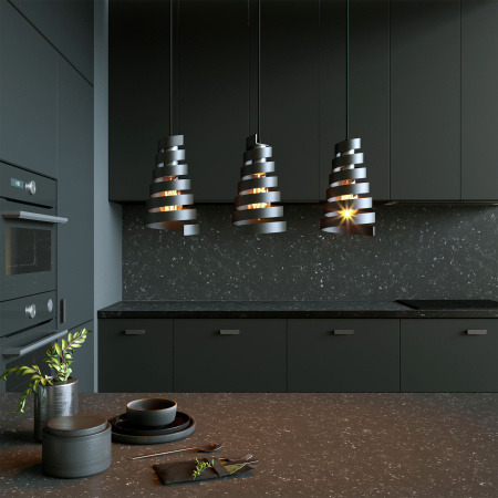 Подвесной светильник Eurosvet 50058/3 черный