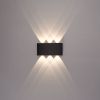 Уличный настенный светильник Arte Lamp Bosto A3722AL-6BK