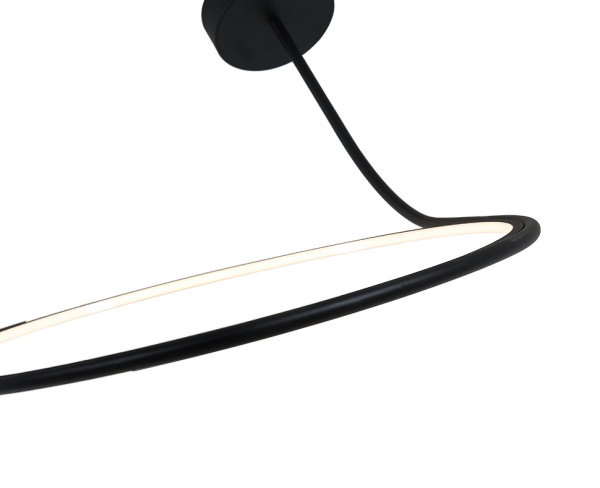 Подвесная люстра Italline IT013-6025 black 3000K