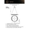 Подвесная люстра Aployt Olimp APL.045.13.50