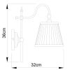 Бра Arte Lamp Seville A1509AP-1PB