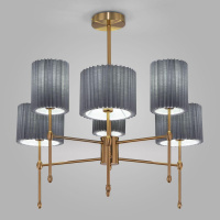 Подвесная люстра Eurosvet Notturno 60162/6 латунь Smart