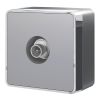 ТВ-розетка оконечная Werkel Gallant серебряный W5083006