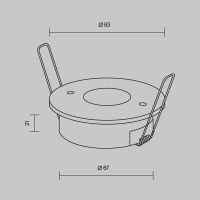 Датчик присутствия Maytoni Lighting control 727002