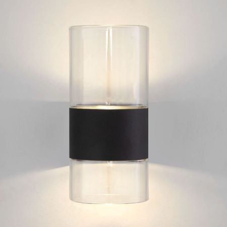 Настенный светильник Eurosvet Watford 40021/1 LED чёрный/прозрачный a062086