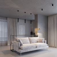 Потолочный светильник Elektrostandard Trio 25110/LED черный a067065