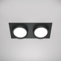 Встраиваемый светильник Maytoni Hoop DL086-02-GX53-SQ-B