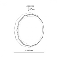 Настенно-потолочный светильник Sonex Color Vaxin 7671/DL