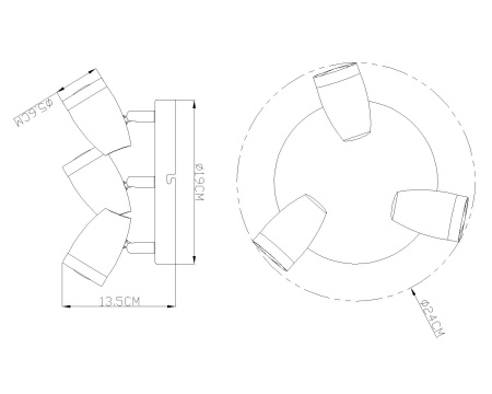 Светодиодный спот Globo Nero 56110-3