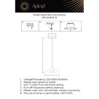 Подвесной светильник Aployt Stefa APL.648.16.10
