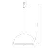 Подвесной светильник Nowodvorski Hemisphere Super L White 10696