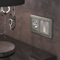 Рамка на 2 поста матовый хром WL07-Frame-02 Werkel