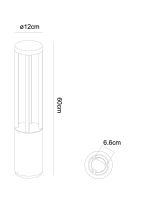 Ландшафтный светильник Arte Lamp Carcassa A4666PA-1BK