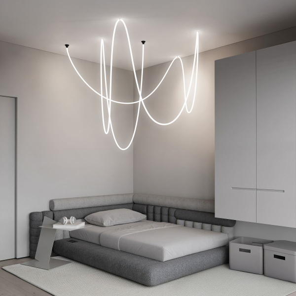 Боковые крепления (2 шт.) д/силикон. профиля-трубы D18 мм д/LED ленты Profiled Lightstar 441890