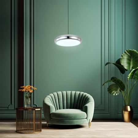 Подвесной светильник Escada Iris 10304/1LED Black/Chrome