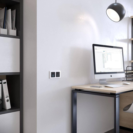 Рамка на 2 поста Acrylic белый W0022701 Werkel